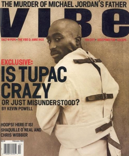 2Pac auf dem Cover der VIBE, 1994