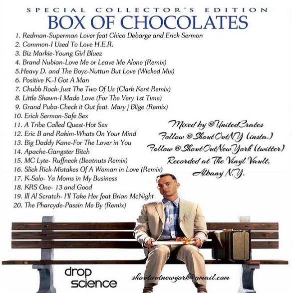 Shout Out New York - Box Of Chocolates Mixtape Backcover