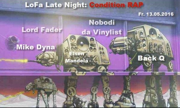 LoFa Late Night Web Radio Show Condition RAP 600