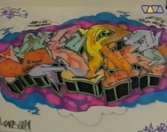 Graffiti: Aerosol Attack Magazin @ VIVA Freestyle 1995