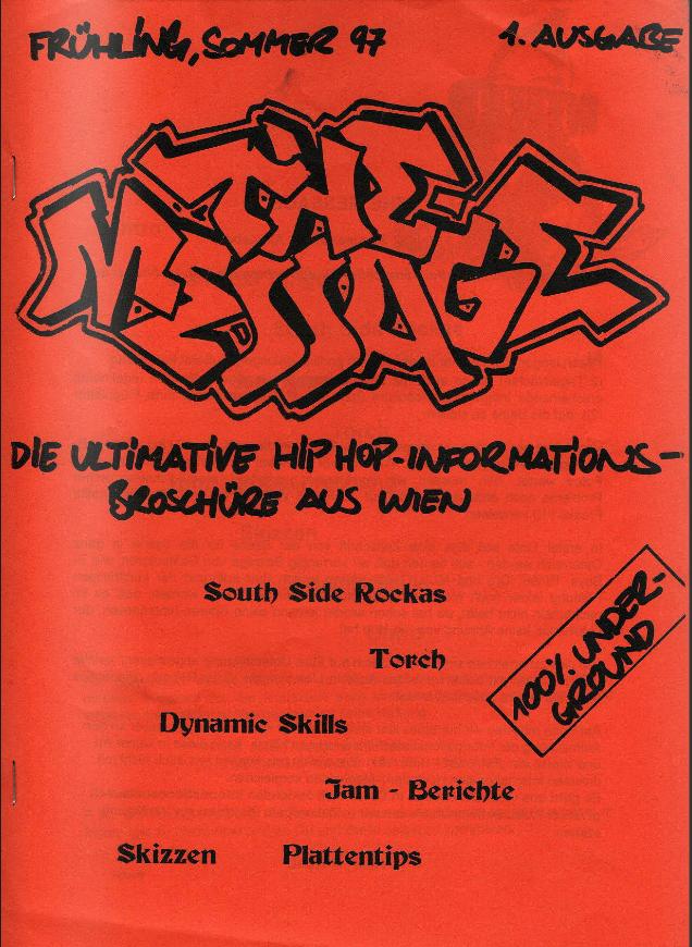 Hip Hop Magazin: The Message – Erstausgabe von 1997