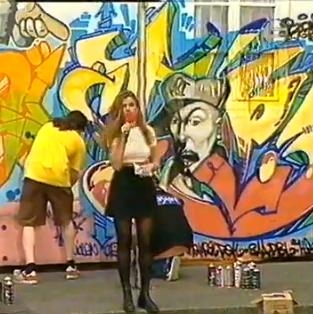 Mainz Graffiti: CAN2 und Bomber im Interview mit Anke Engelke (1994)
