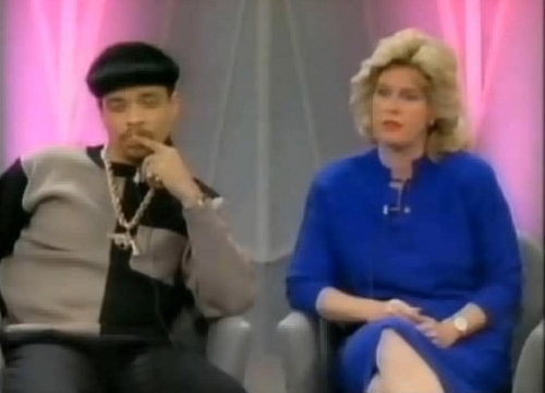 Diskussionsrunde mit Ice-T und Tipper Gore bei Oprah Winfrey (1990)