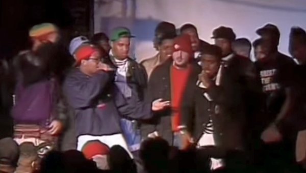 Nas zum ersten Mal mit Main Source auf der Bühne – Live At The Barbecue (Video, 1991)