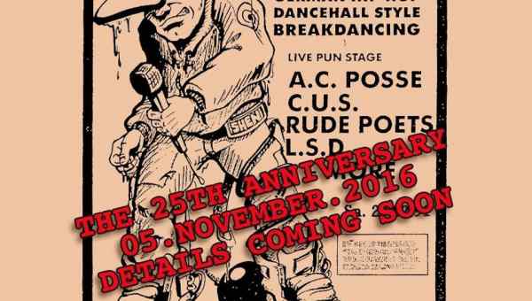 Neuauflage der „No Ignorance Jam“ am 5. November 2016 mit Äi-Tiem, LSD, Blitz Mob, Torch, Toni L, DCS u.v.a.!